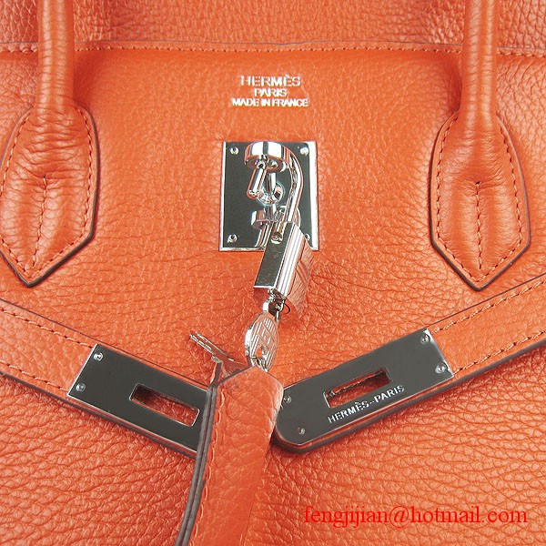 Hermes Birkin 40cm Togo Bag Orange 6099